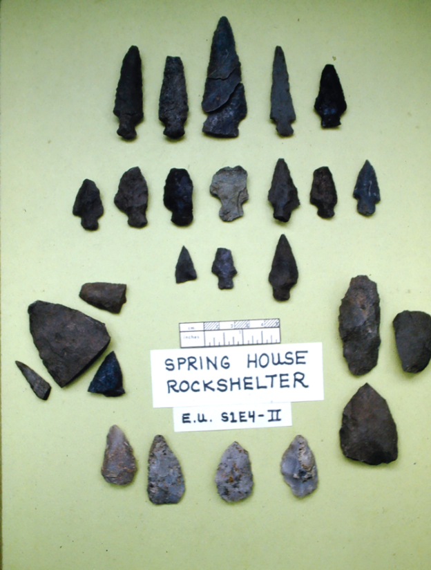 Projectile points: temporal indicators of Native American cultural periods