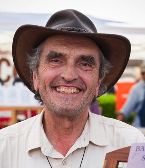 Dr. Chuck Stead at a community gathering