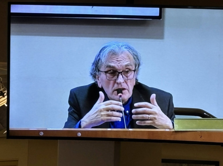 Speaking at Mandela Hall in the UN, NYC, April 2026.